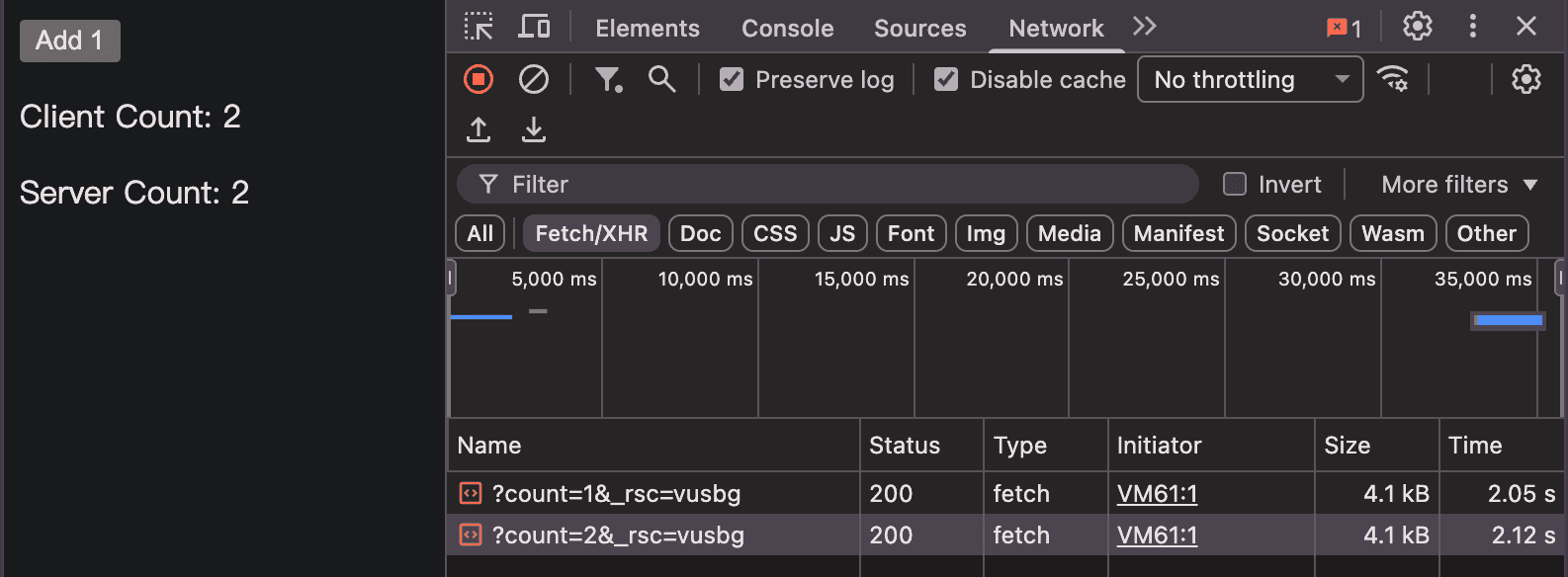 fetch rsc